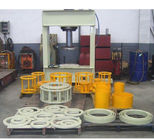 Steel Forklift Spare Parts 80 - 200 Ton White Color Solid Tire Press Machine